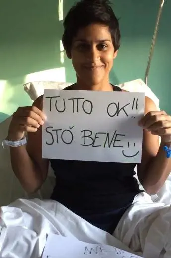 Tale e quale show, Karima dall'ospedale rassicura i fan