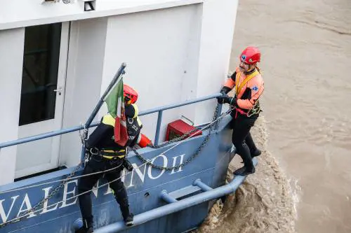 Schianto battelli a Torino