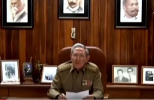 L'annuncio della morte di Castro