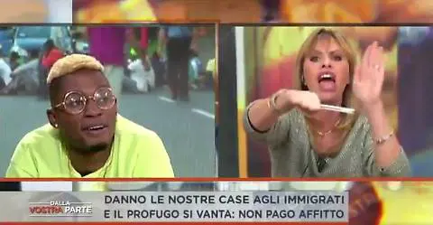 Scontro in tv tra la Mussolini e il rapper