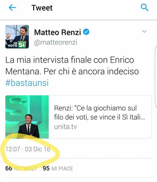 Renzi cattivo esempio: vìola il silenzio elettorale