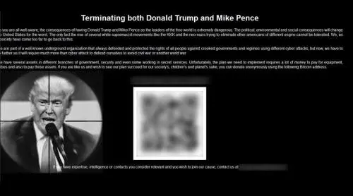 Sul "dark web" il crowfunding per uccidere Trump e Pence