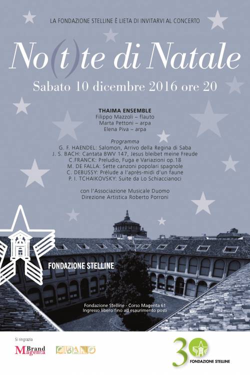 Natale sulle note classiche, concerto alle Stelline