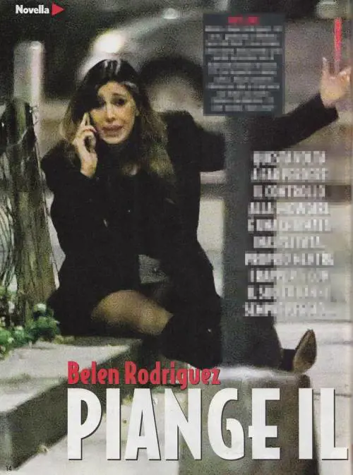 Belen scoppia in lacrime al telefono: "L'ha chiamata Stefano De Martino"