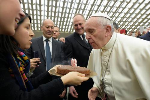 Il compleanno di Papa Francesco 