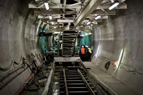 Uno scavo di 55 chilometri E i lavori sono già a metà