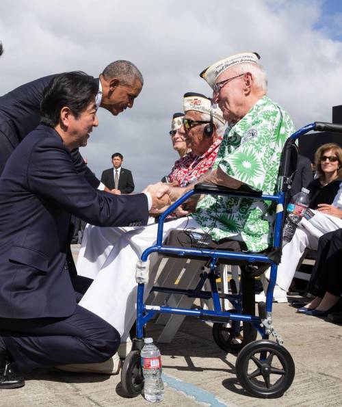 Abe e Obama a Pearl Harbor: rimpianto, ma niente scuse