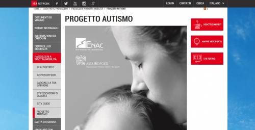 Progetto autismo, in viaggio a Malpensa e a Linate