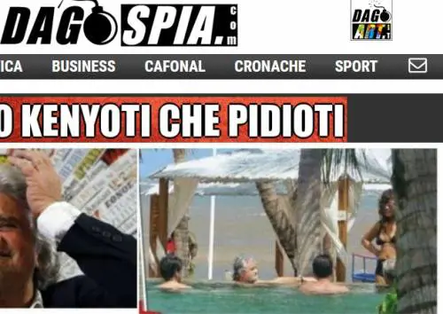 Grillo predica povertà dal mare dei vip