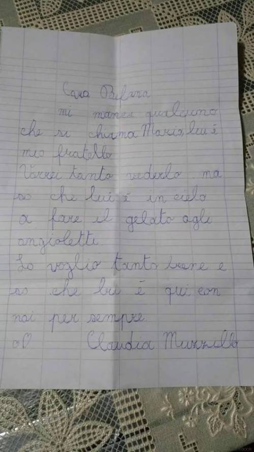 La lettera della bambina di 6 anni: "Befana, vorrei tanto rivedere mio fratello"