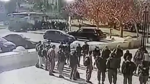 Camion falcia soldati a Gerusalemme