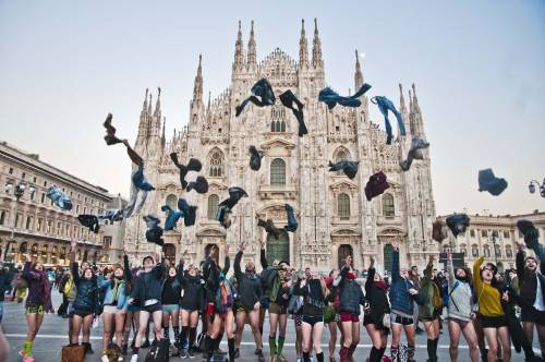 In mutande in metro, l'evento a Milano e nel mondo