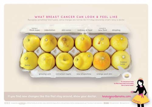 Con questi limoni potete scoprire se avete un cancro al seno