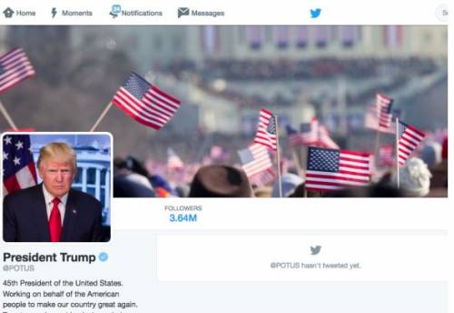 La svista di Trump su Twitter: usa la foto di Obama