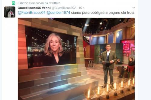 Bracconeri e il volgare insulto a Giovanna Botteri