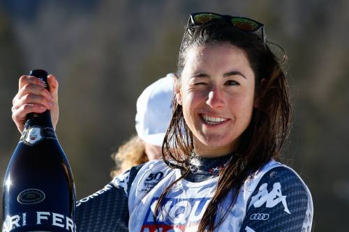 Solita Goggia, solita beffa: 2ª anche in superG