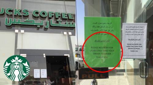 Starbucks fa la morale a Trump. Ma in Arabia discrimina le donne