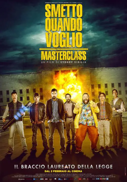 "Smetto quando voglio - Masterclass", la banda dei nerd torna al cinema