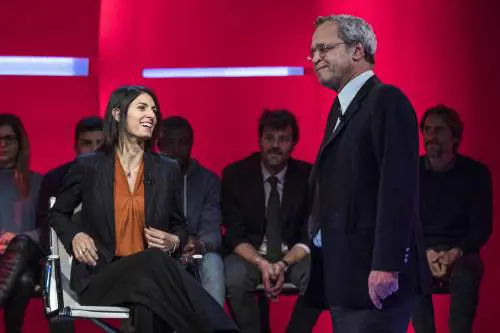 Virginia Raggi a "Bersaglio Mobile" di Enrico Mentana