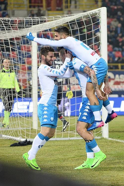 Il Napoli calpesta il Bologna: finisce 1-7 al Dall'Ara