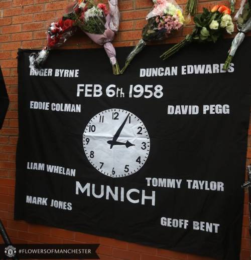 Manchester ricorda la tragedia aerea dello United
