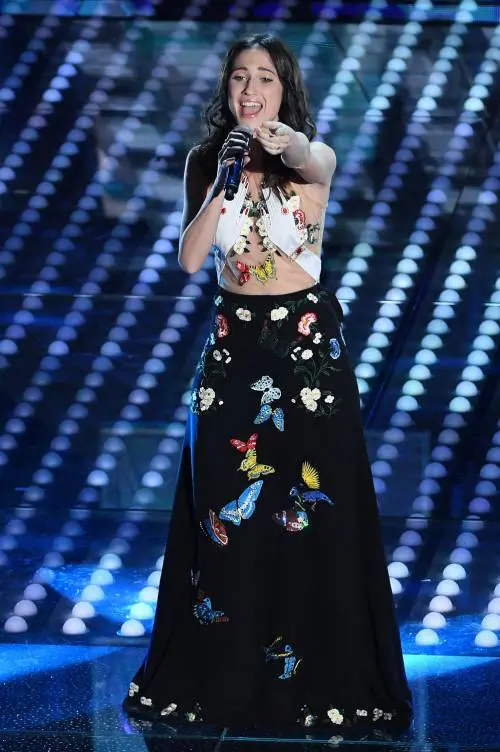 Sanremo, l'abito hot di Lodovica Comello