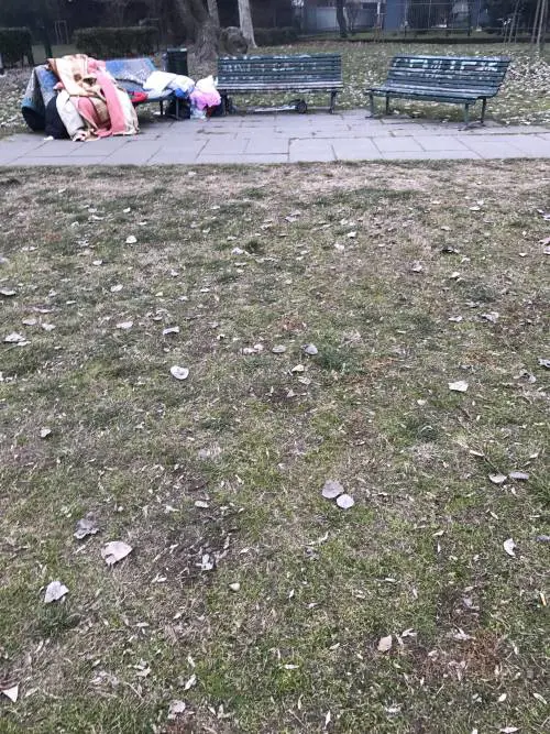 Il parco Lambro ridotto a dormitorio pubblico