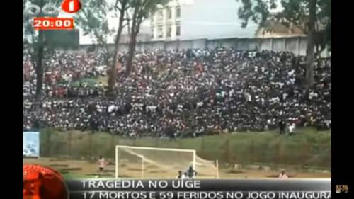 Angola sotto choc: crolla lo stadio, 17 morti e oltre 60 feriti