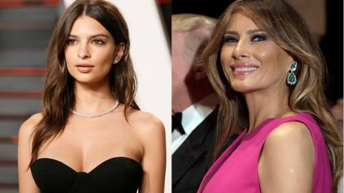 Melania Trump ringrazia pubblicamente Emily Ratajkowski