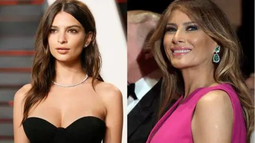 Melania Trump ringrazia pubblicamente Emily Ratajkowski
