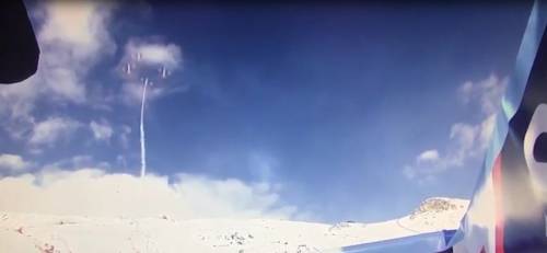 Mondiali di sci, tragedia sfiorata: aereo taglia cavi della telecamera