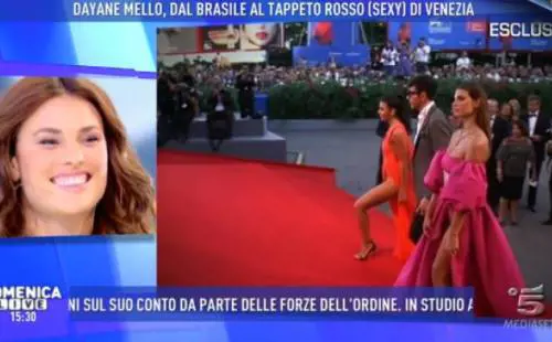 Domenica Live, Karina Cascella attacca Dayane: "Famosa perché vai in giro senza mutande"