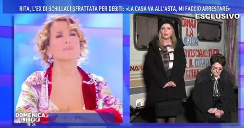 Domenica Live, Rita Schillaci: "Io non do le chiavi della casa. Mi faccio arrestare"