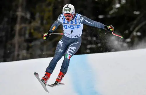 Cdm di sci, l'azzurro Fill trionfa nel SuperG