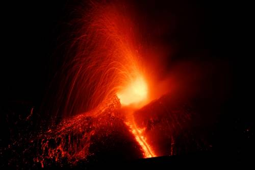 La fantastica eruzione dell'Etna