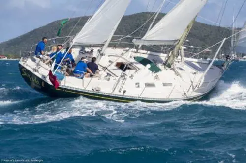 Sayula II nelle acque di Virgin Gorda