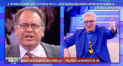 Domenica Live, il commento volgare di Lemme fa infuriare il pubblico
