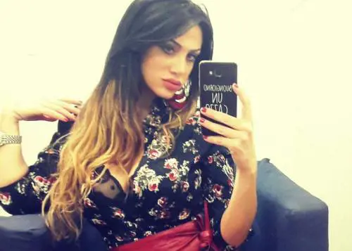 Marika Fruscio sexy in lingerie di pizzo