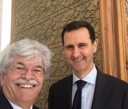 Razzi in visita da Assad 