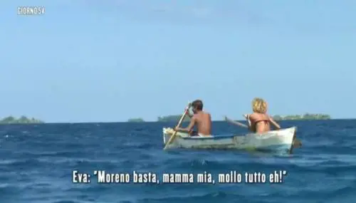 Isola dei Famosi, Eva e Moreno falliscono la prova. Poi scoppia la lite