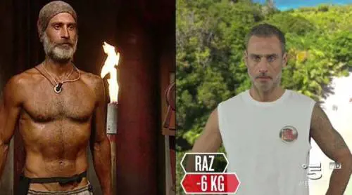 Isola dei Famosi, i naufraghi si guardano allo specchio. Giulio è il più dimagrito