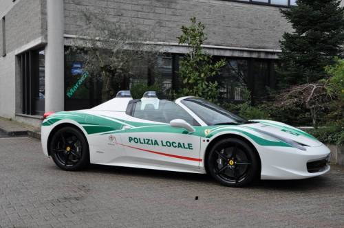 I vigili urbani di Milano avranno in dotazione una Ferrari