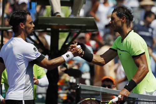 Nadal torna dal passato e rovina il sogno di Fognini