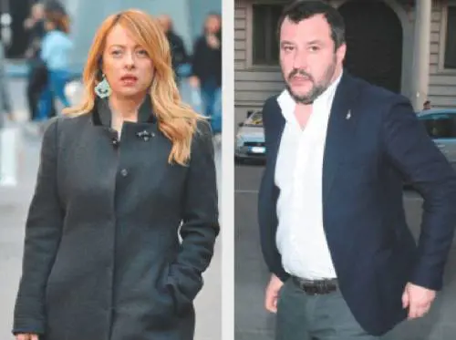 Prima gli "stracci" e poi la tregua. Meloni e Salvini ora più distanti