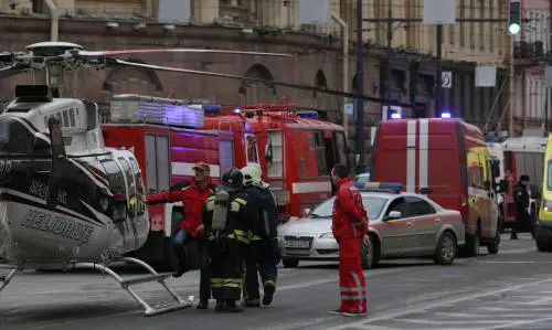 L'elicottero di Putin a San Pietroburgo