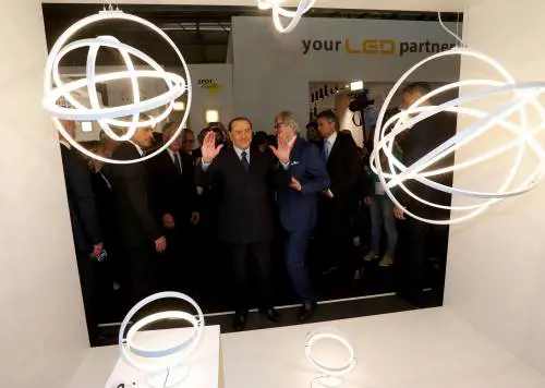 Berlusconi al Salone del Mobile: "Qui c'è il talento di un'Italia sognatrice e lavoratrice"