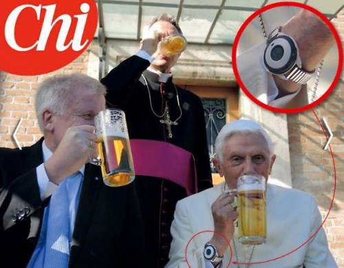 Lo strano orologio "salva-vita" di Benedetto XVI
