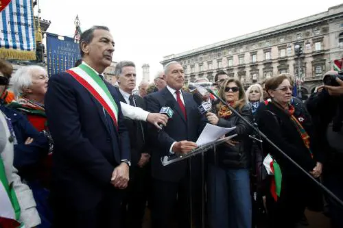 Il 25 Aprile a Milano, fatta diventare fattoria degli animali