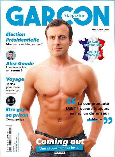 Emmanuel Macron fa "coming out": bufera sulla copertina della rivista gay