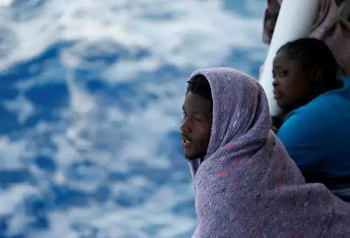 Sulla nave della Moas i volti della disperazione